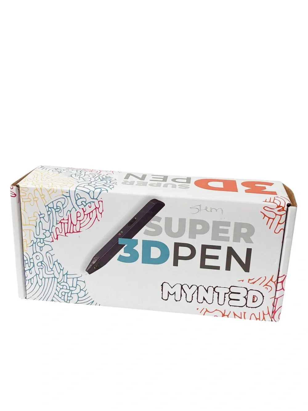 MYNT3D Super 3D Pen, 1.75mm ABS and PLA Compatible Printing Pen Black NEW
